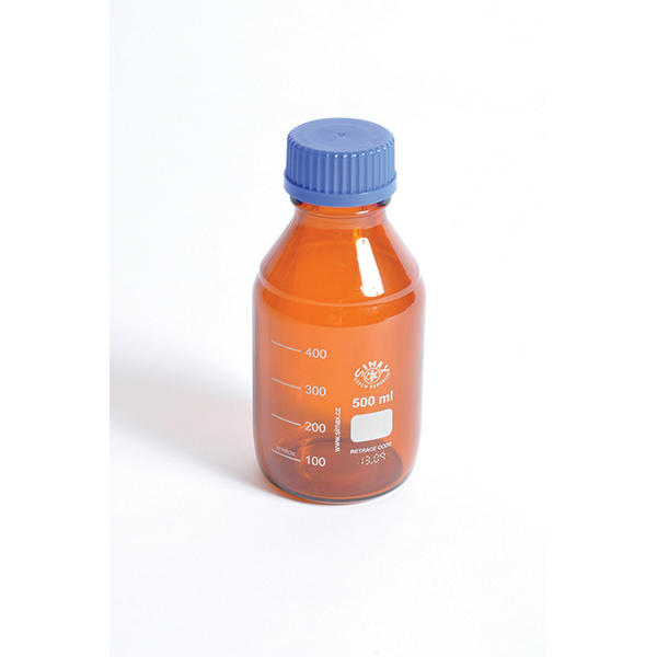 Media / Storage Bottles, Amber, Borosilicate Glass